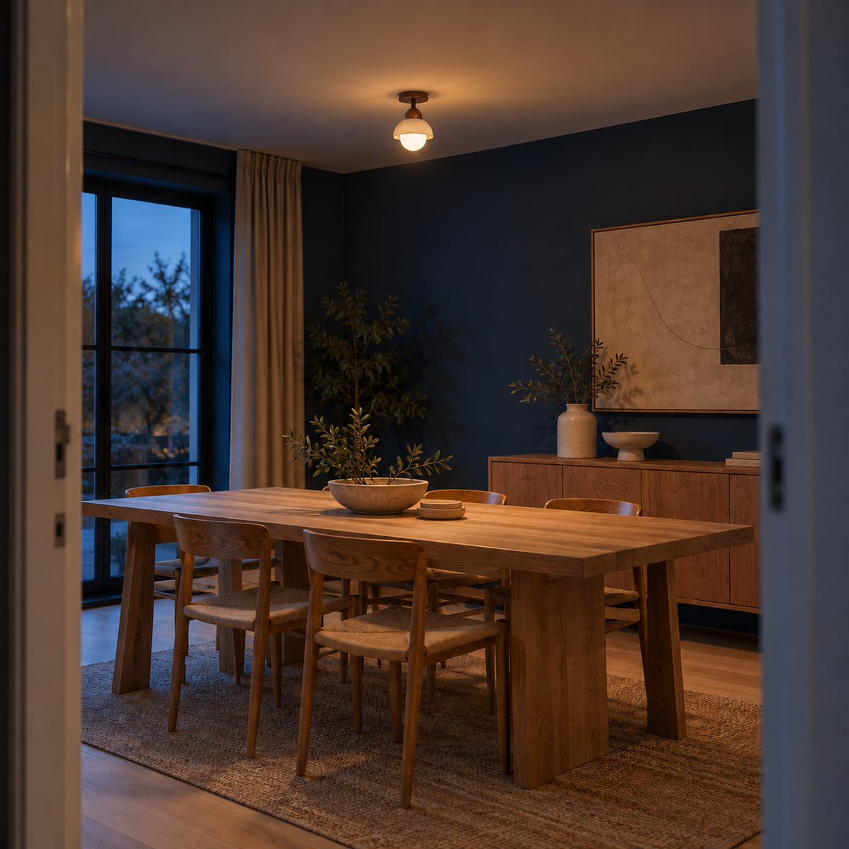 Plafonnier en Travertin Coupelle & Globe Opale