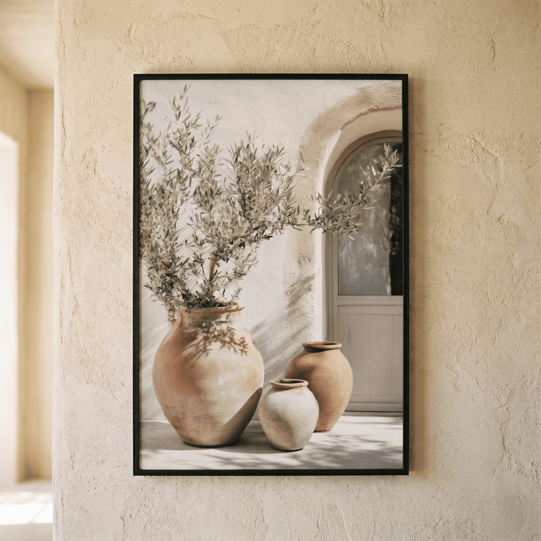 Poster ulivo in giara mediterraneo
