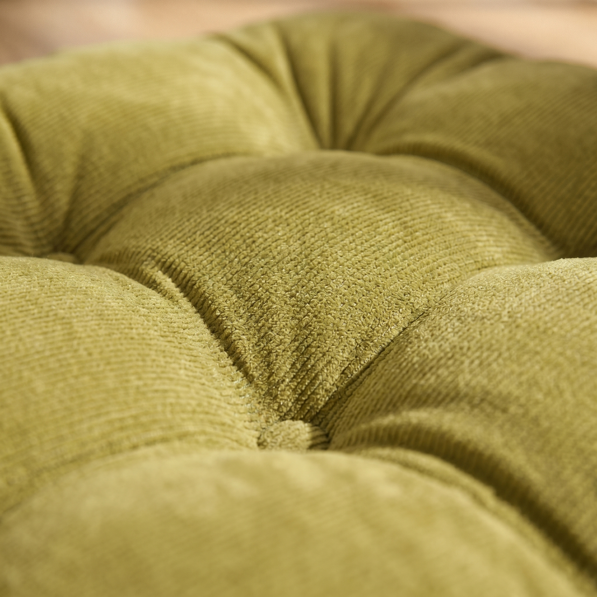 Coussin de Sol Carré Capitonné