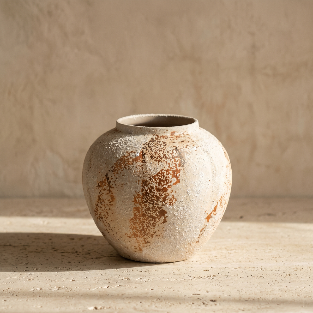 Vase en Céramique Mouchetée