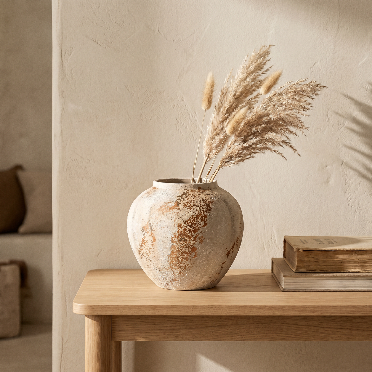 Vase en Céramique Mouchetée