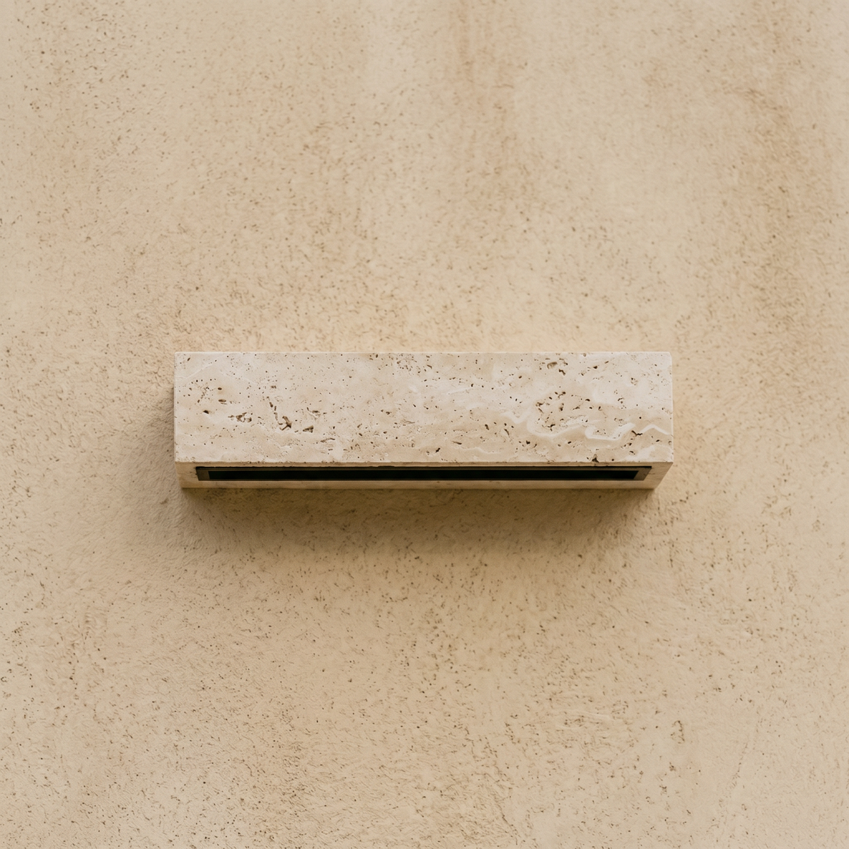 Applique d'Extérieur Rectangulaire en Travertin