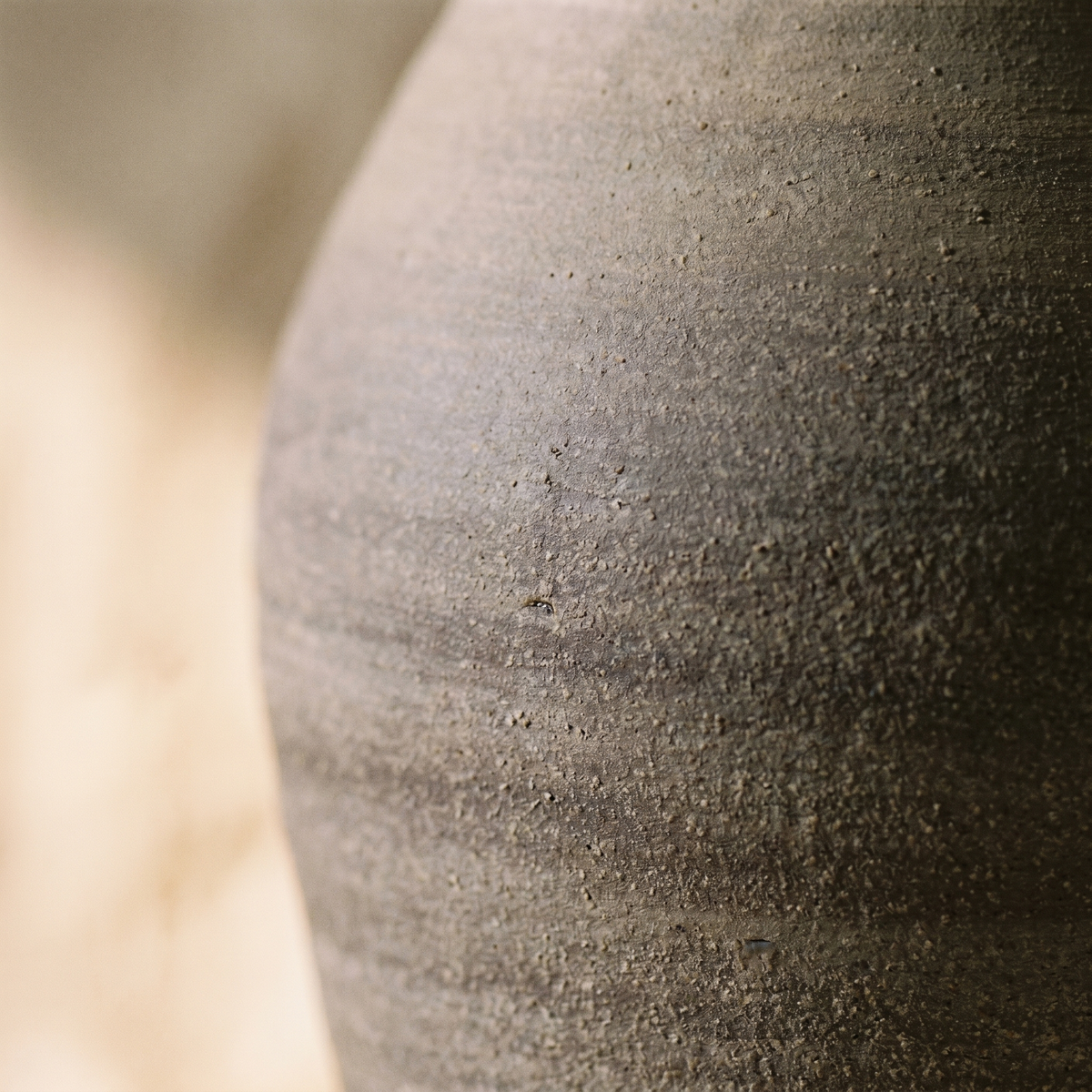 Vase Galbé en Terre Cuite