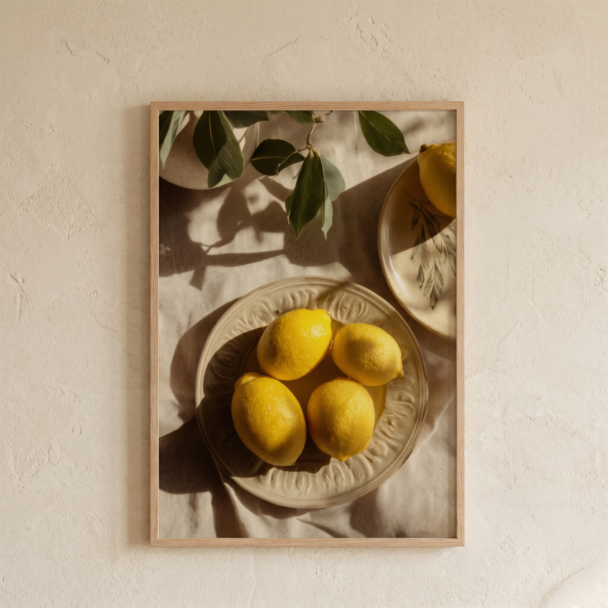 Affiche Coupelle de Citrons au Soleil