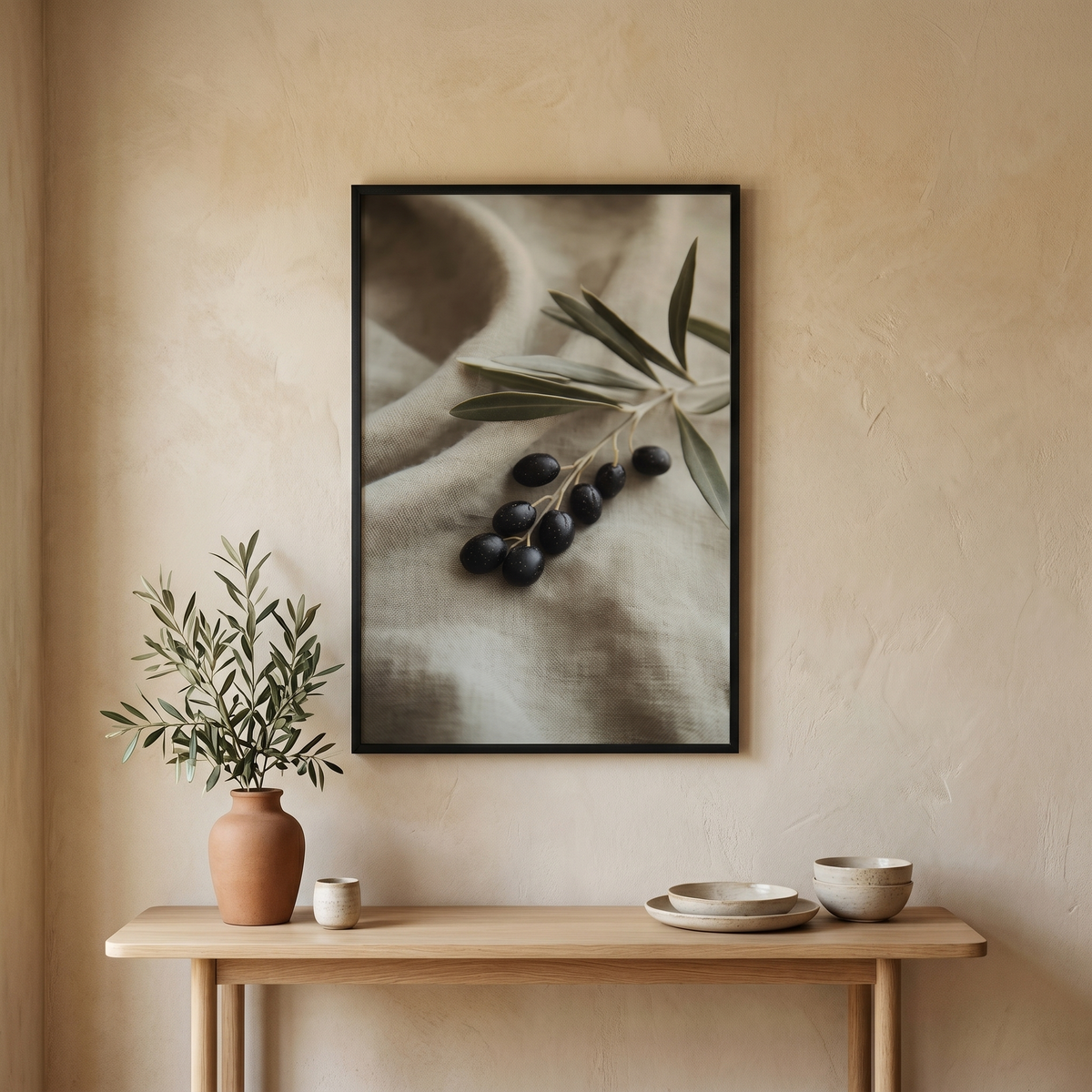 Affiche Nature Morte au Rameau d'Olives
