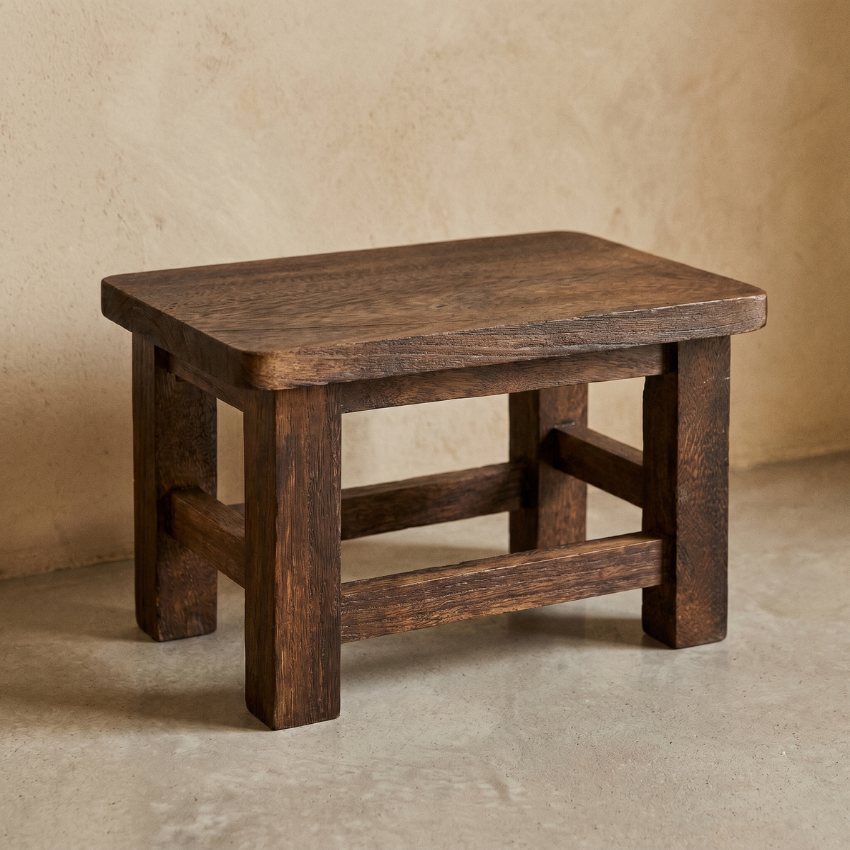 Tabouret Marchepied en Bois Massif
