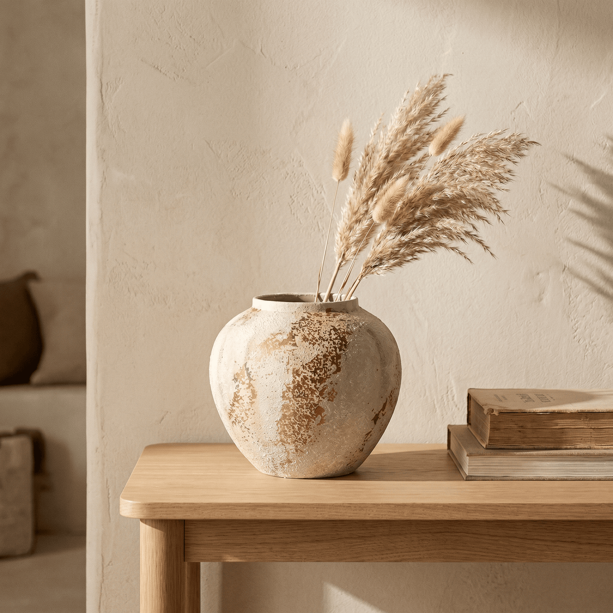 Vase en Céramique Mouchetée