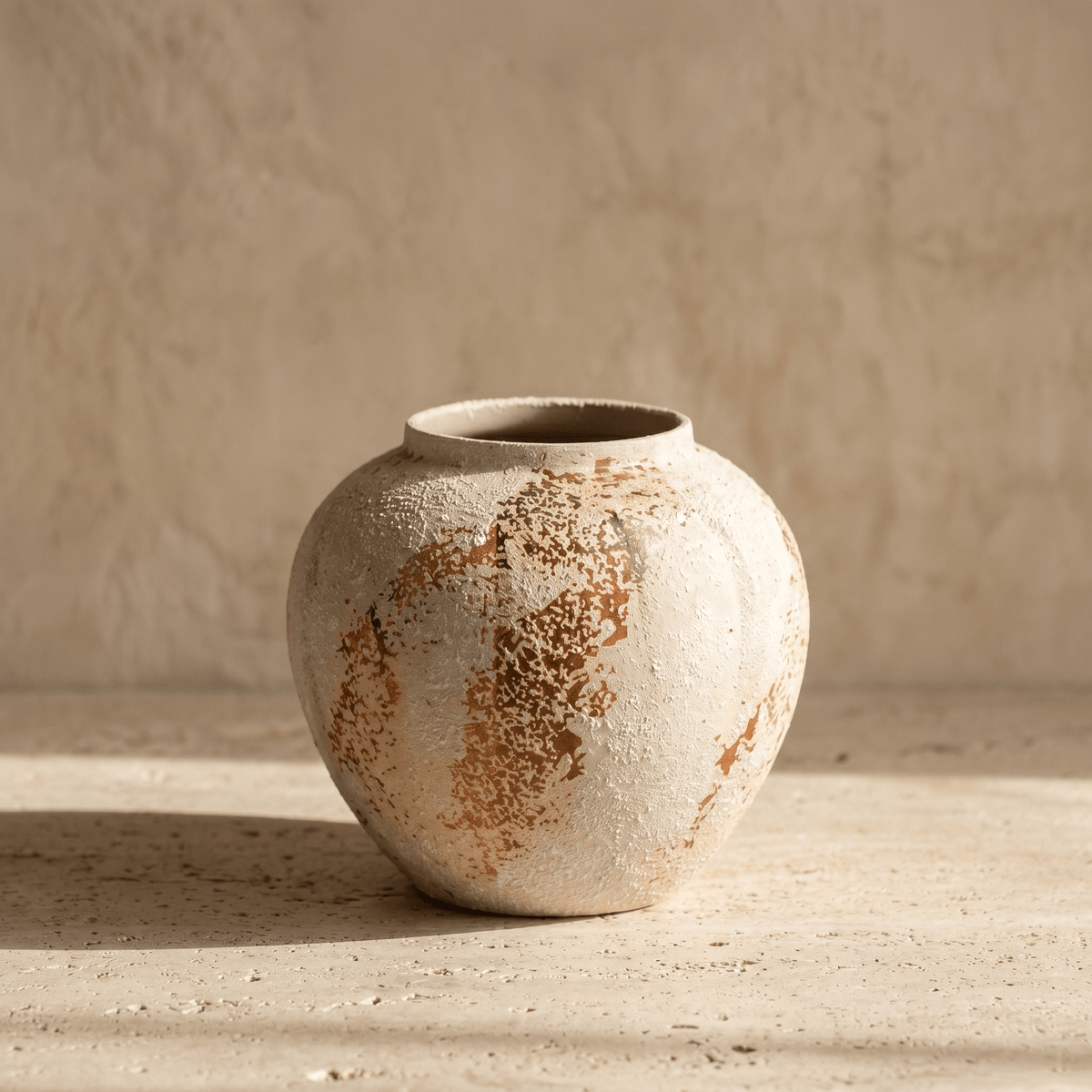 Vase en Céramique Mouchetée